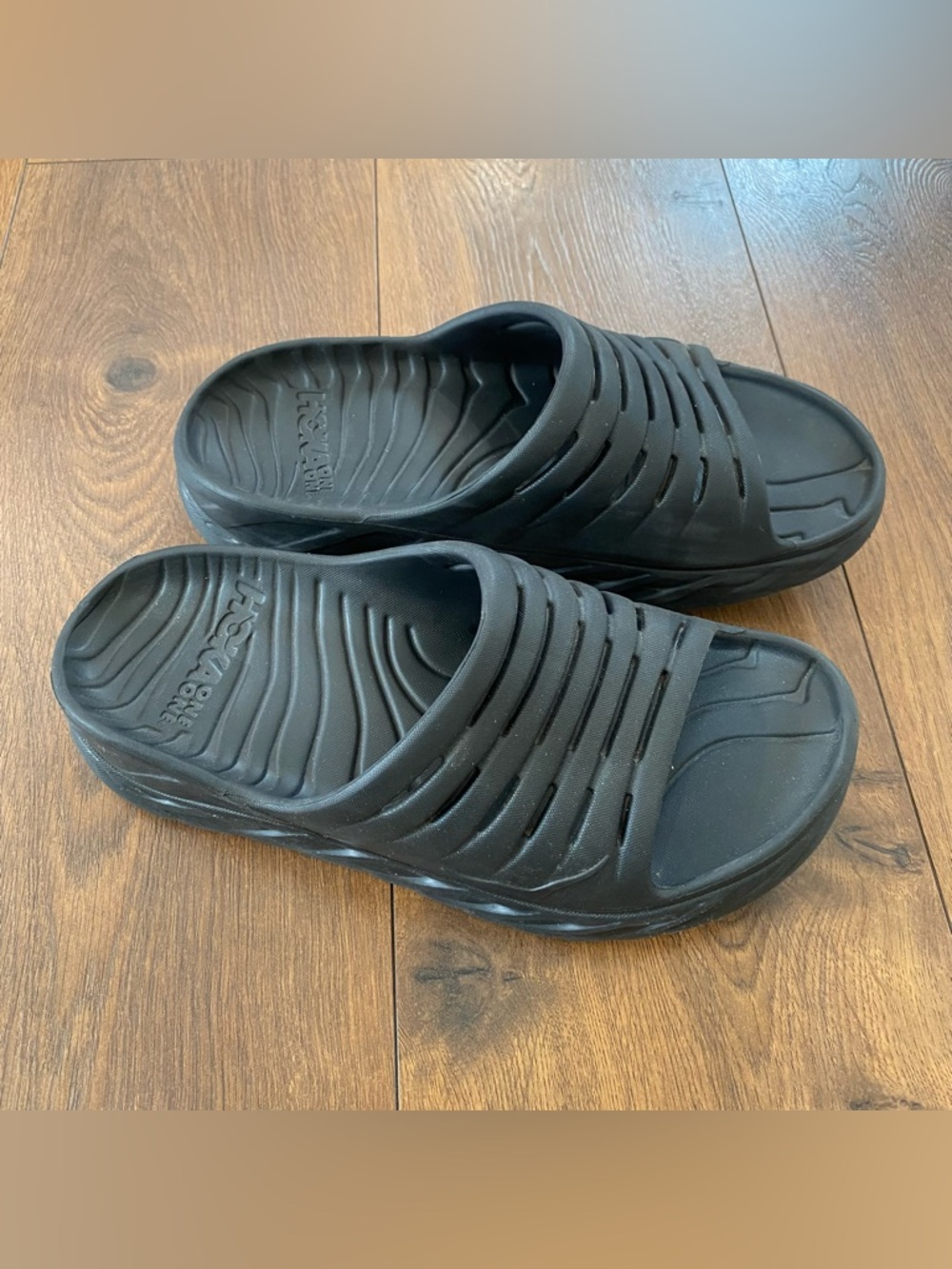 HOKA ONE ONE Ora Recovery Slides Cushioned Slip On Women’s 10 Men’s 8